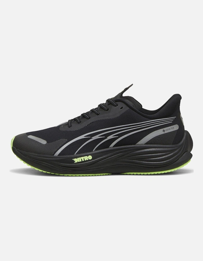 Mens Running Velocity Nitro 3 Gore-Tex Trainers - Black