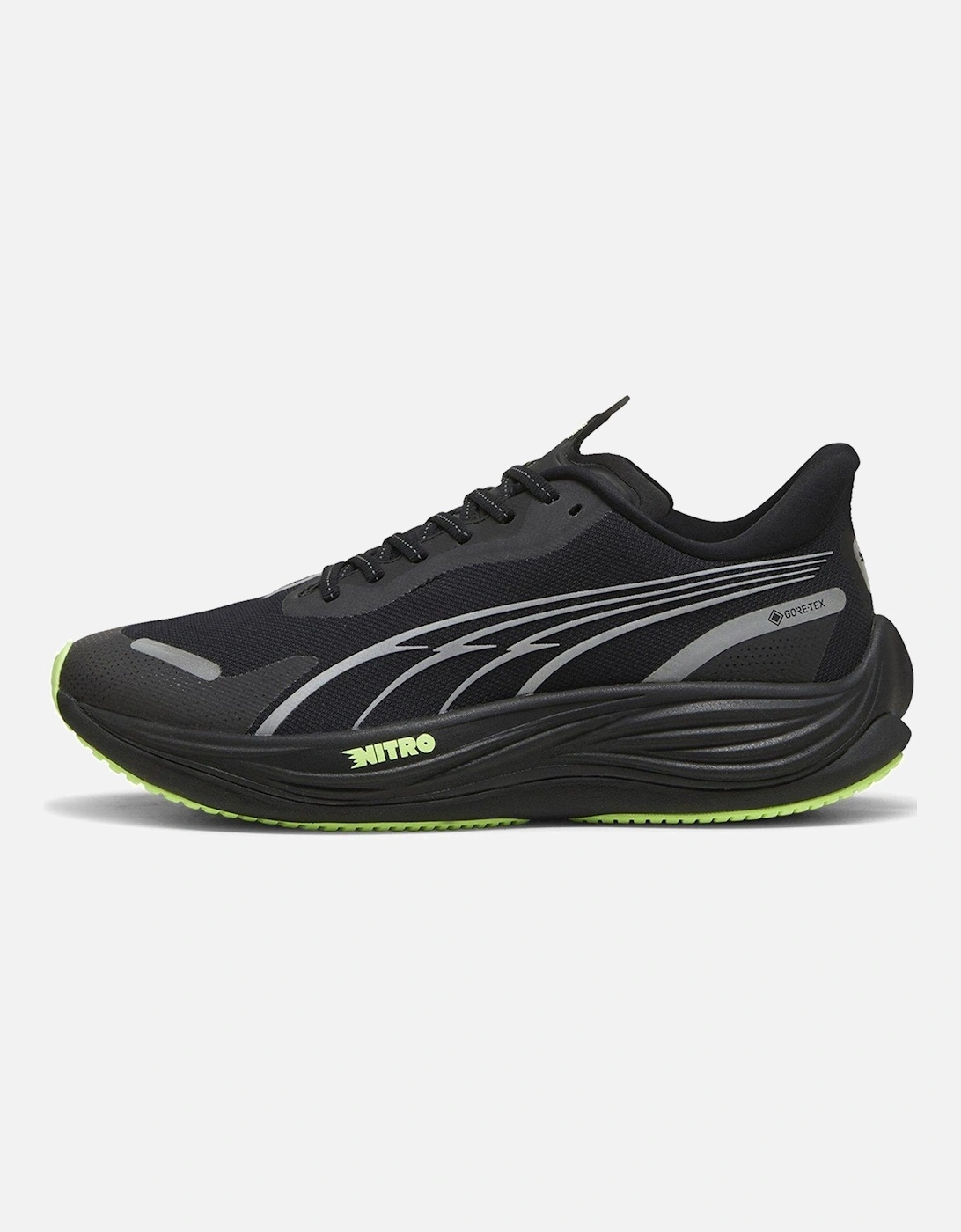 Mens Running Velocity Nitro 3 Gore-Tex Trainers - Black, 2 of 1