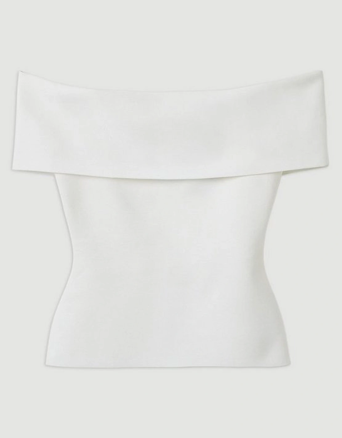 Figure Form Bandage Bardot Knit Top