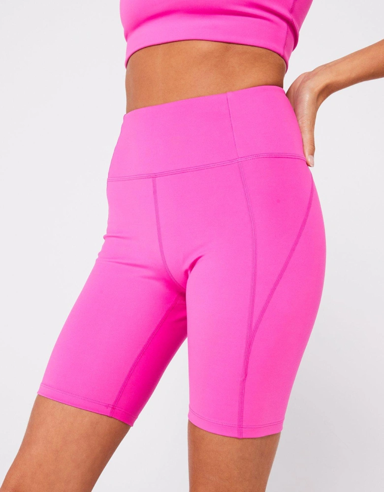 Women's Training Compressive High-Rise Bike Shorts - Pink