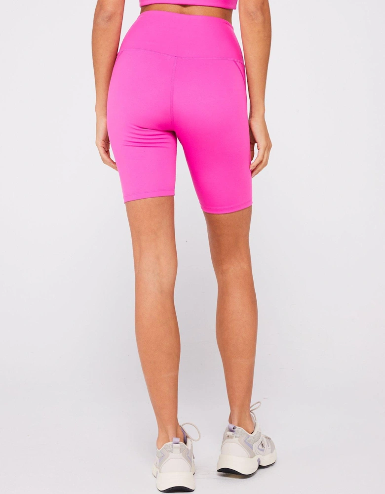 Women's Training Compressive High-Rise Bike Shorts - Pink