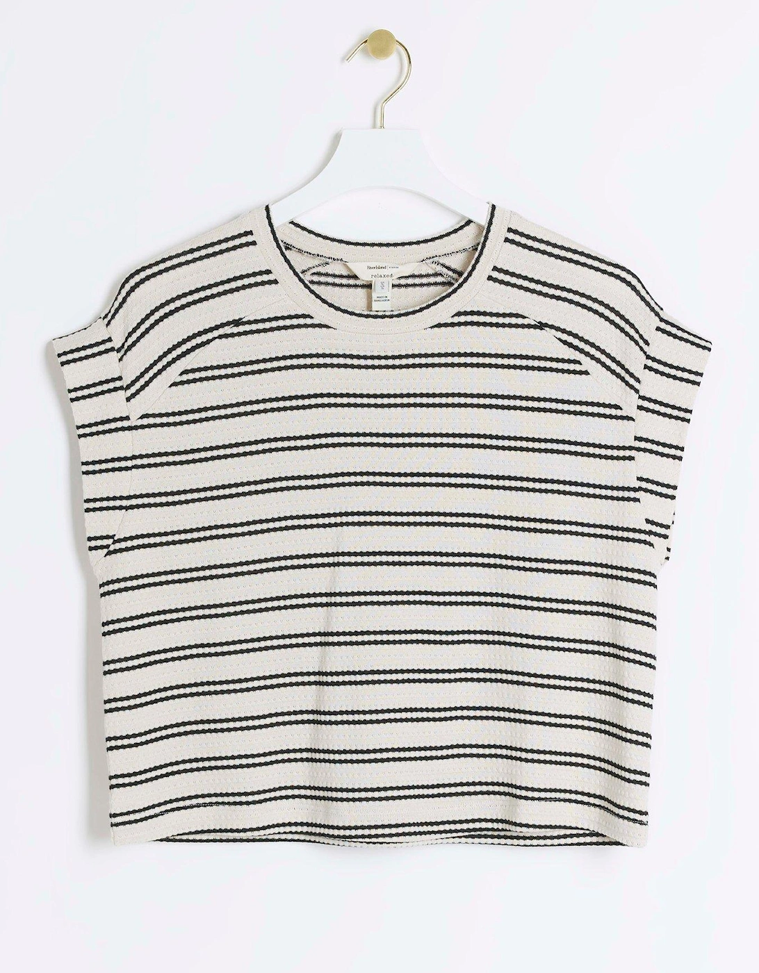 Stripe Turn Up Shirt - Cream