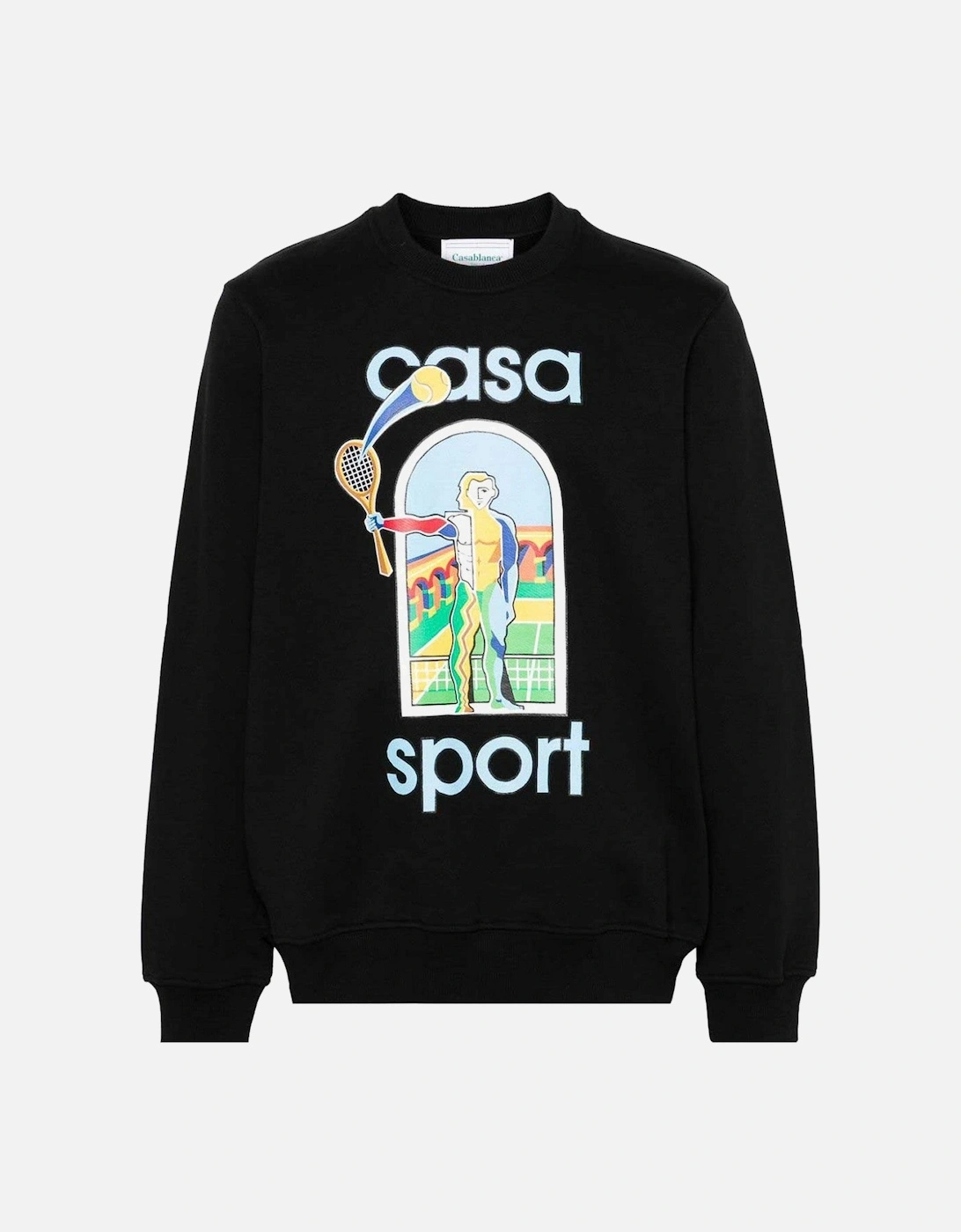 Le Jeu Coloure Printed Sweatshirt in Black, 6 of 5