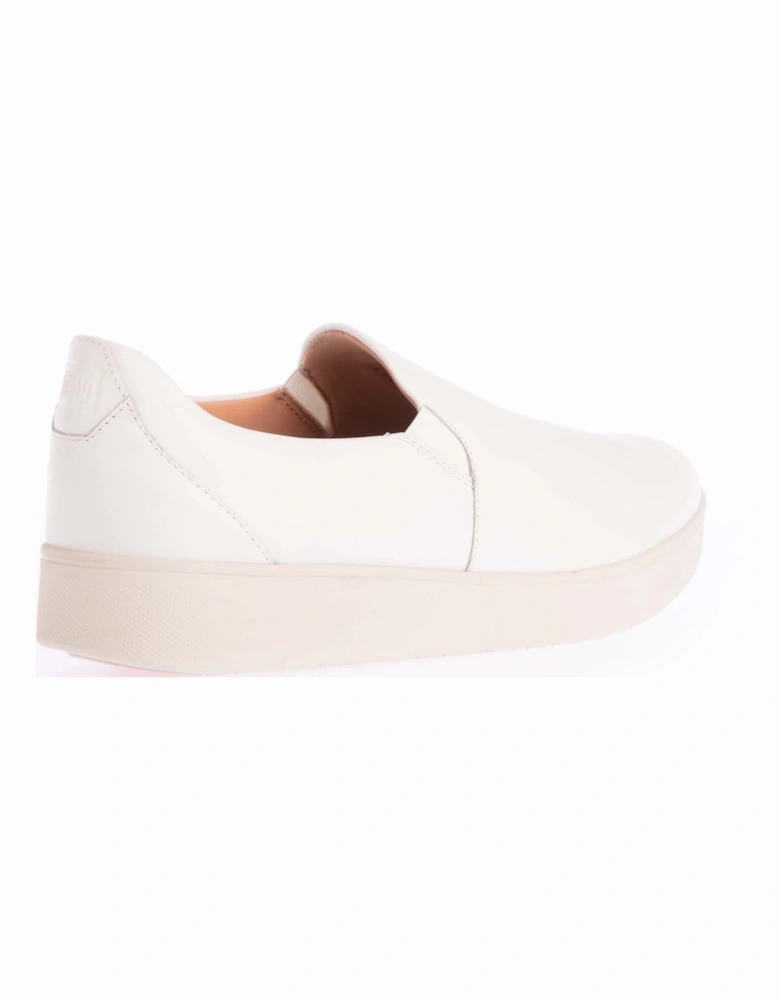 Rally Leather Slip-On Skate Trainers