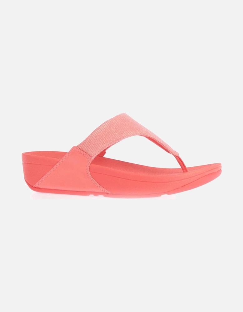 Lulu Shimmerlux Toe-Post Sandals