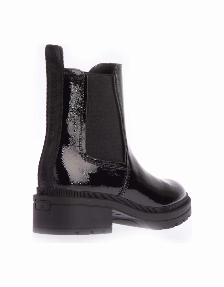 Iggie Patent Chelsea Boots