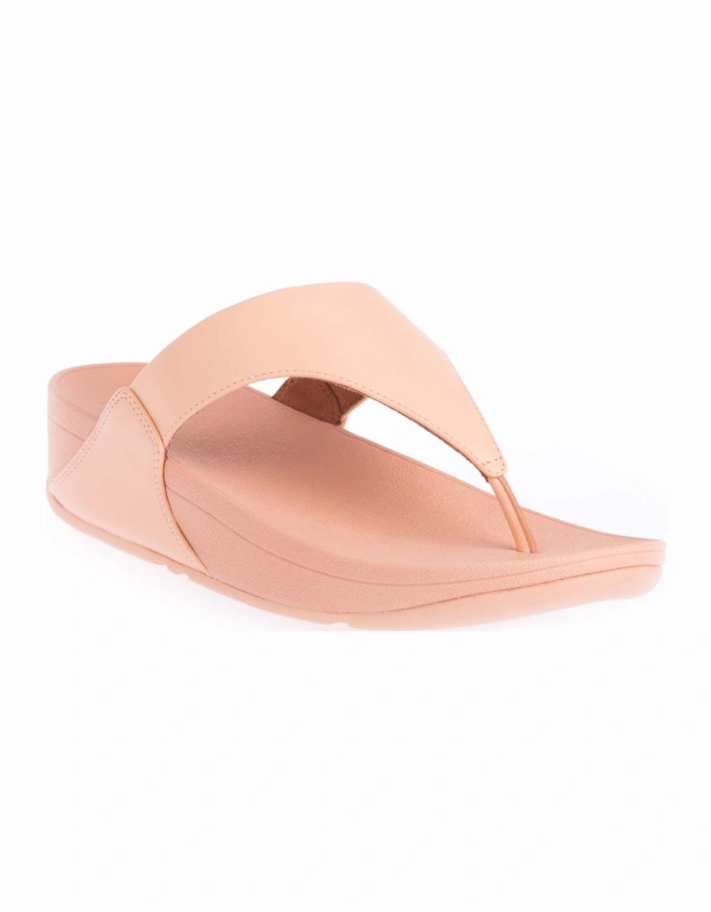 Lulu Leather Toe Thong Sandals