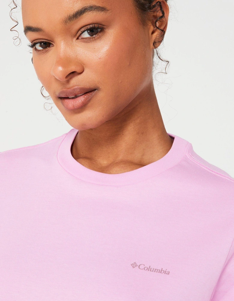 Womens North Cascades Graphic SS Tee - Pink