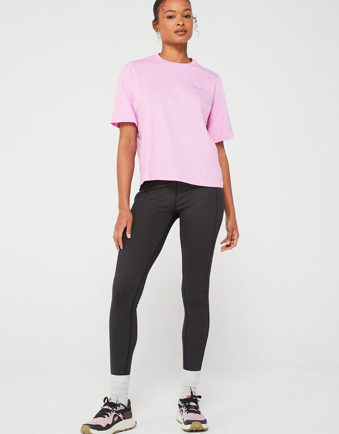 Womens North Cascades Graphic SS Tee - Pink