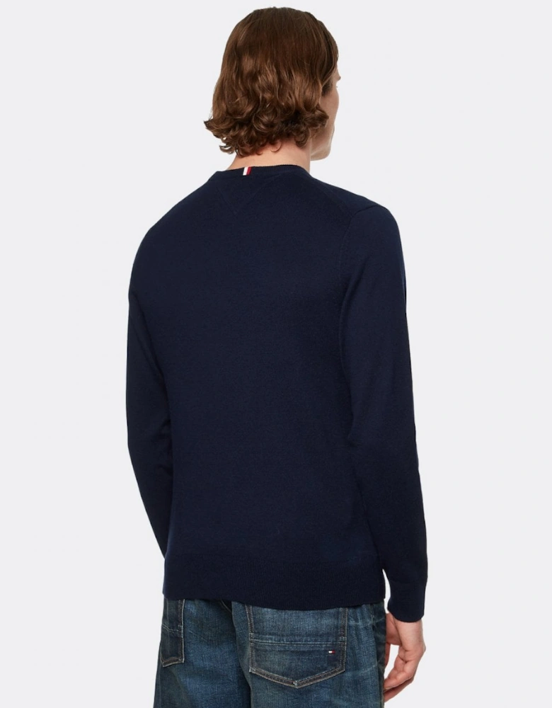 Organic Cotton Cashmere Mens Crew Sweater