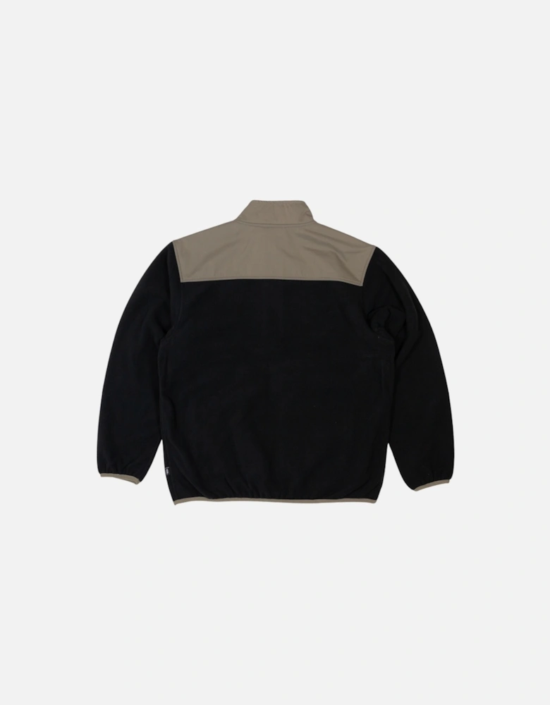 Ranford Pullover Fleece - Black/Brown