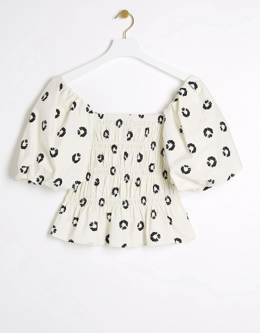 Ruched Cami Top - Cream