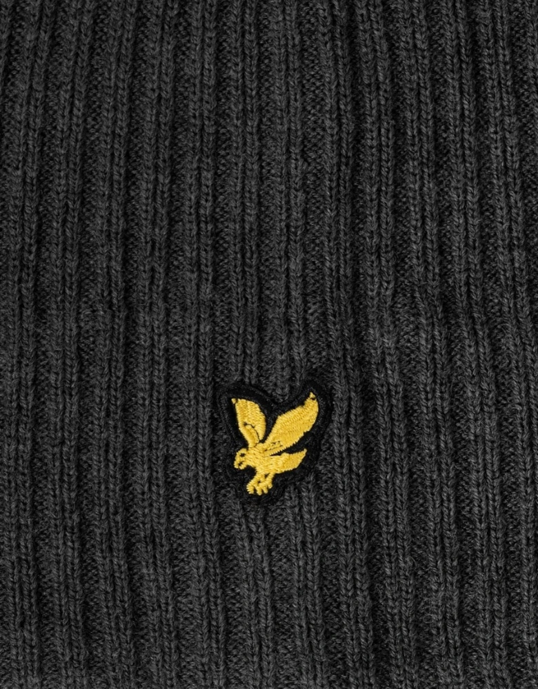 Lyle & Scott Knitted Ribbed Beanie