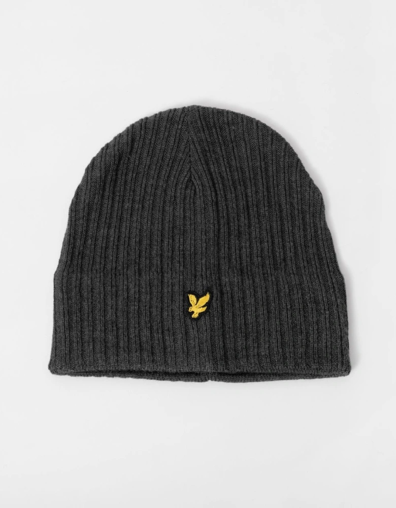 Lyle & Scott Knitted Ribbed Beanie