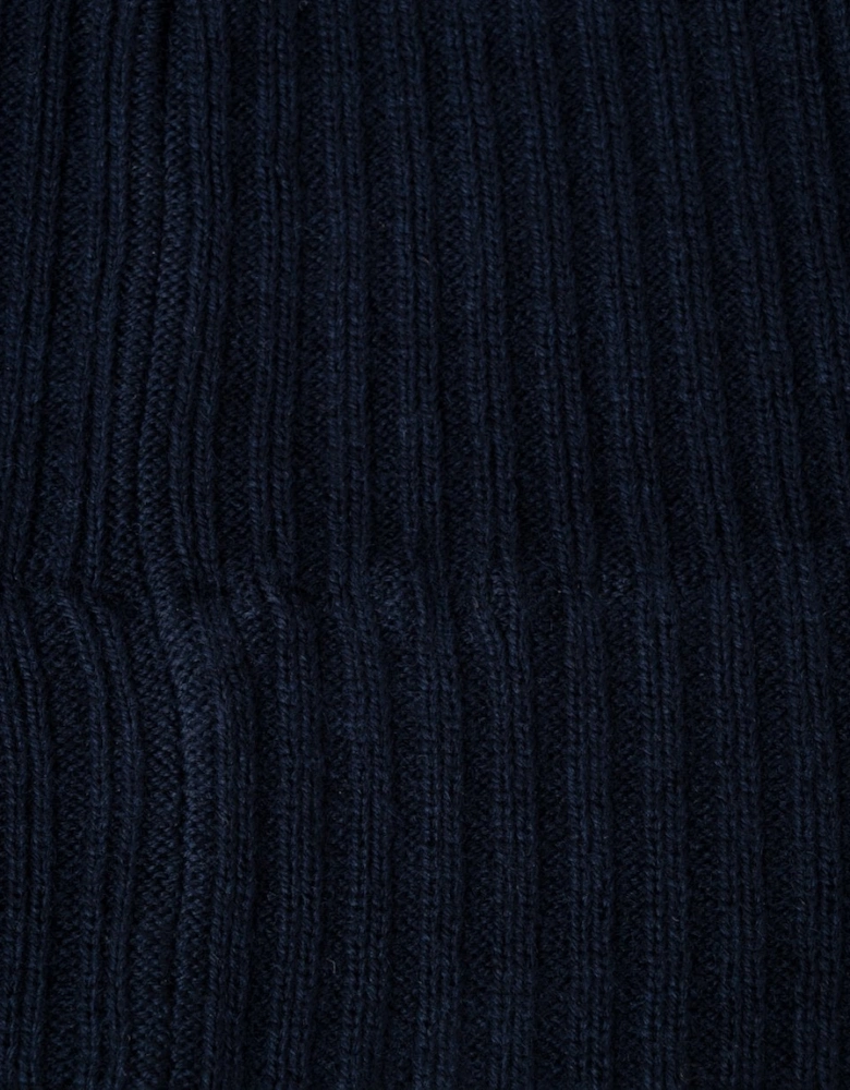 Lyle & Scott Knitted Ribbed Beanie