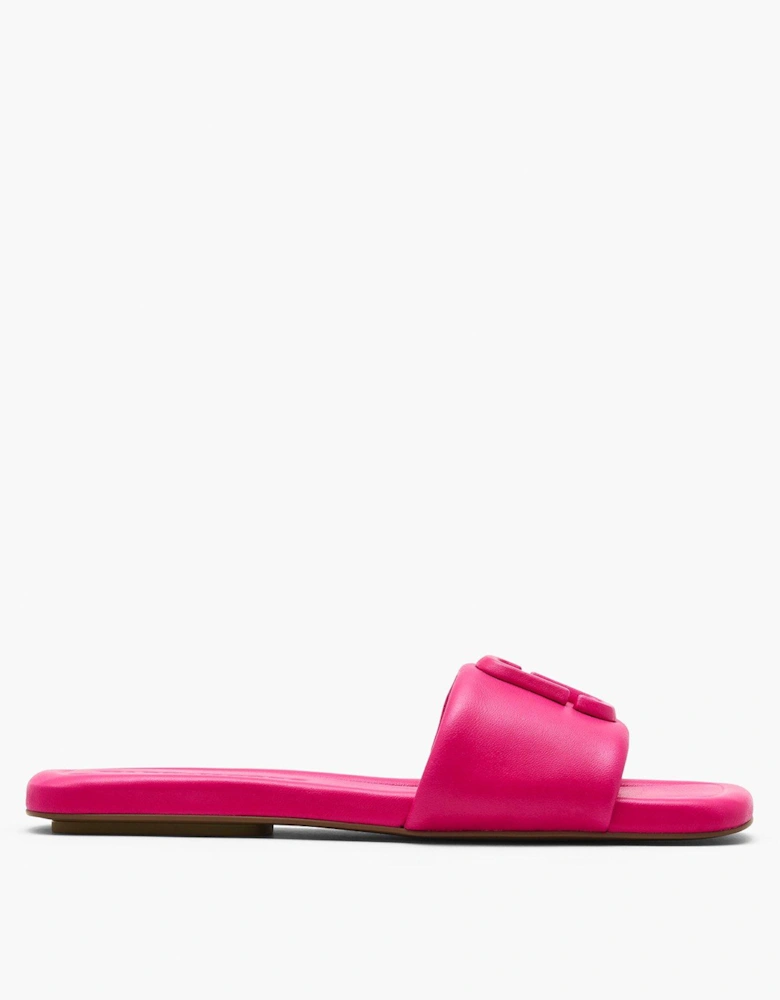 The J Marc Leather Sandals - Pink 