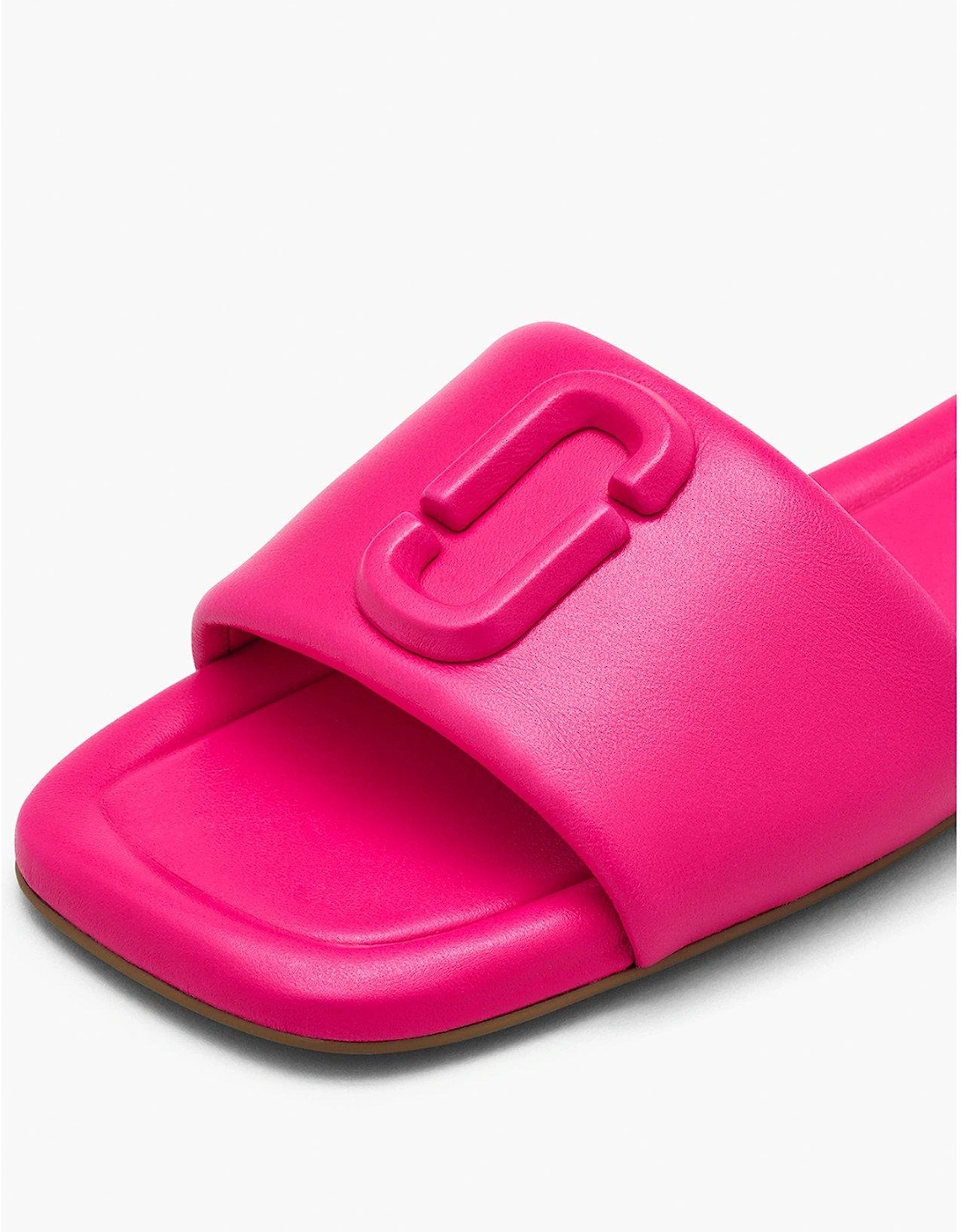 The J Marc Leather Sandals - Pink 