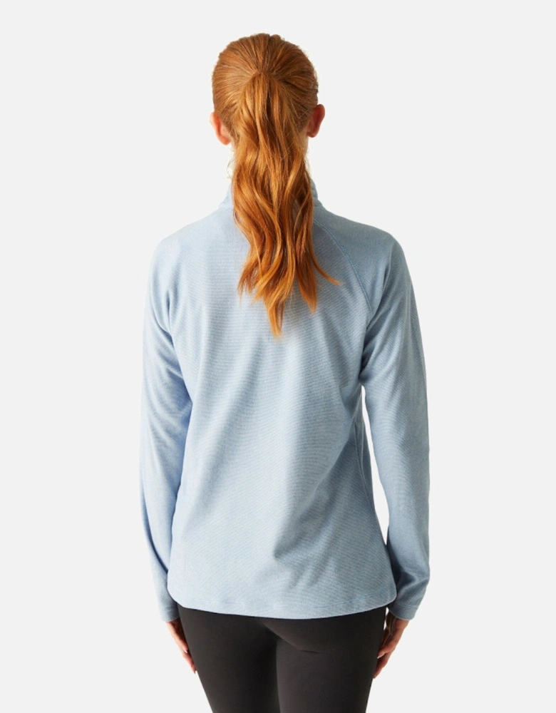 Womens Montes Half Zip Lightweight Microfleece Top