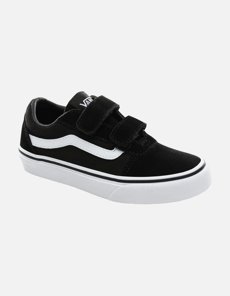 Kids Youths Ward V Low Top Trainers - Black