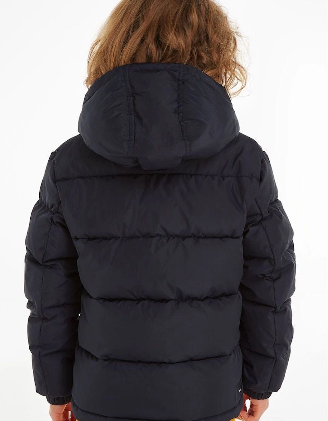 NAVY PUFFER JACKET