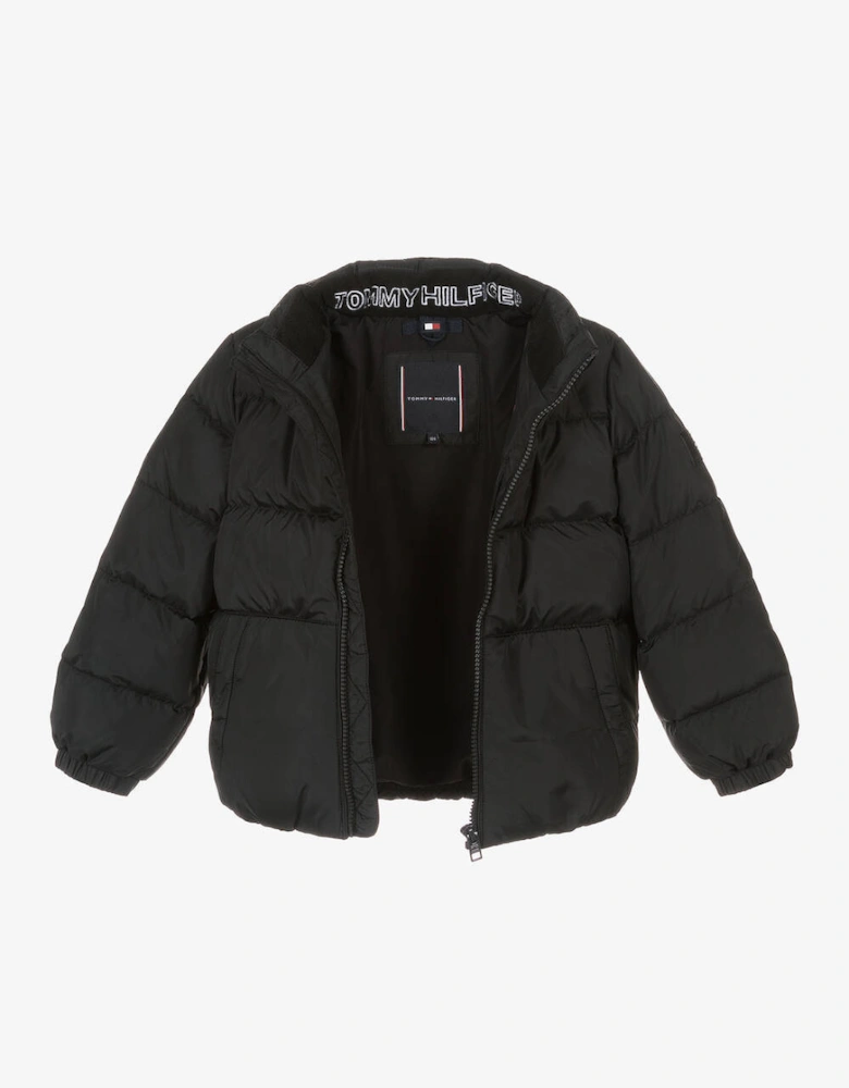 BLACK PUFFER JACKET