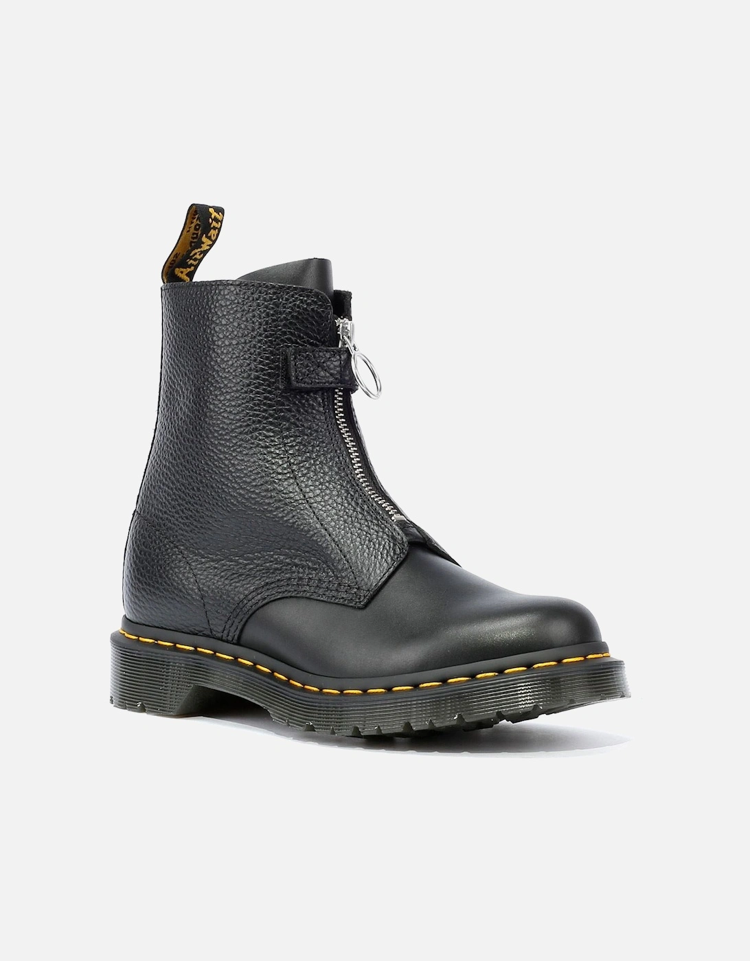 Dr. Martens 1460 Pascal Front Zip Leather Women's Black Boots