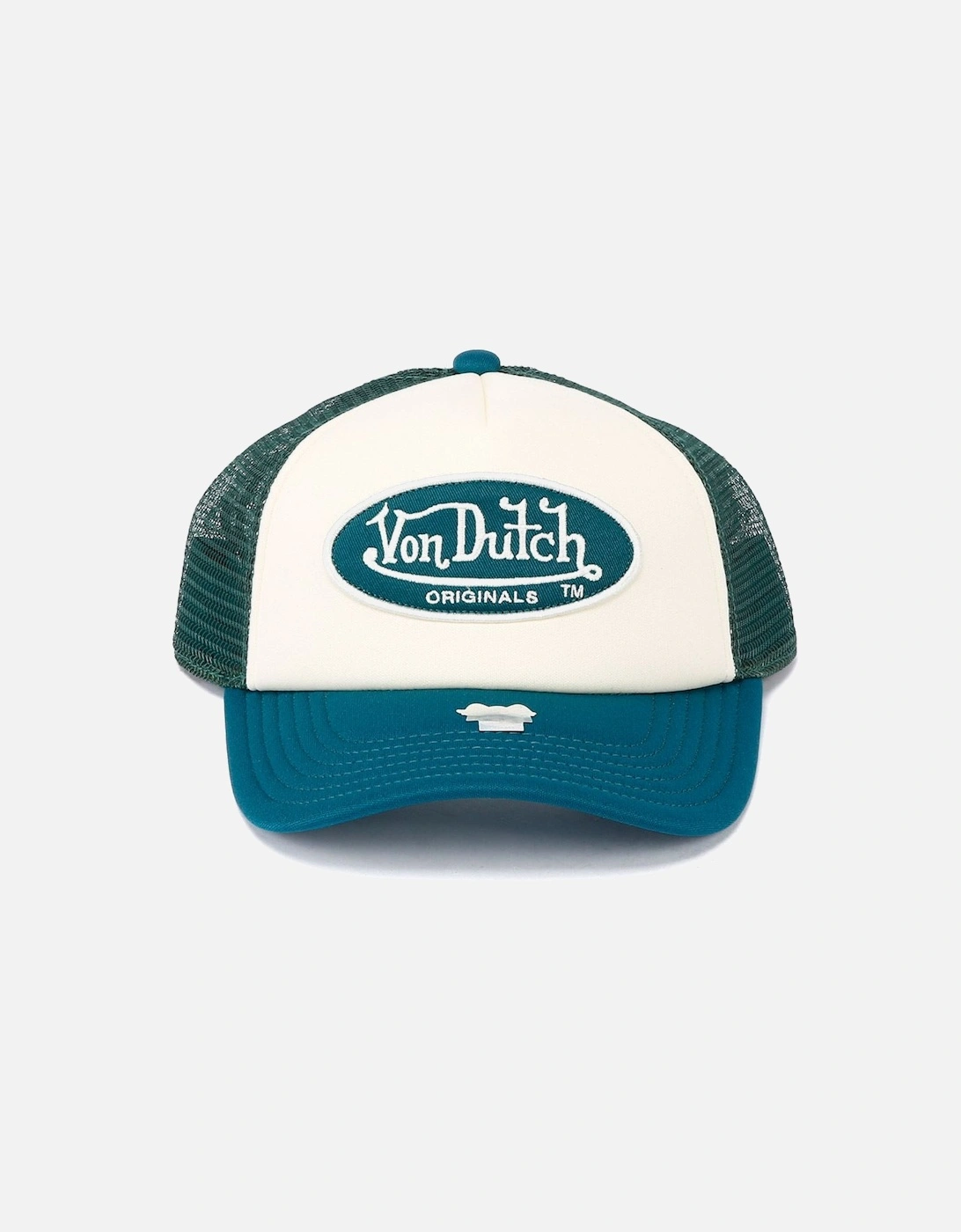 Trucker Tamper Cotton White/Green Cap, 5 of 4