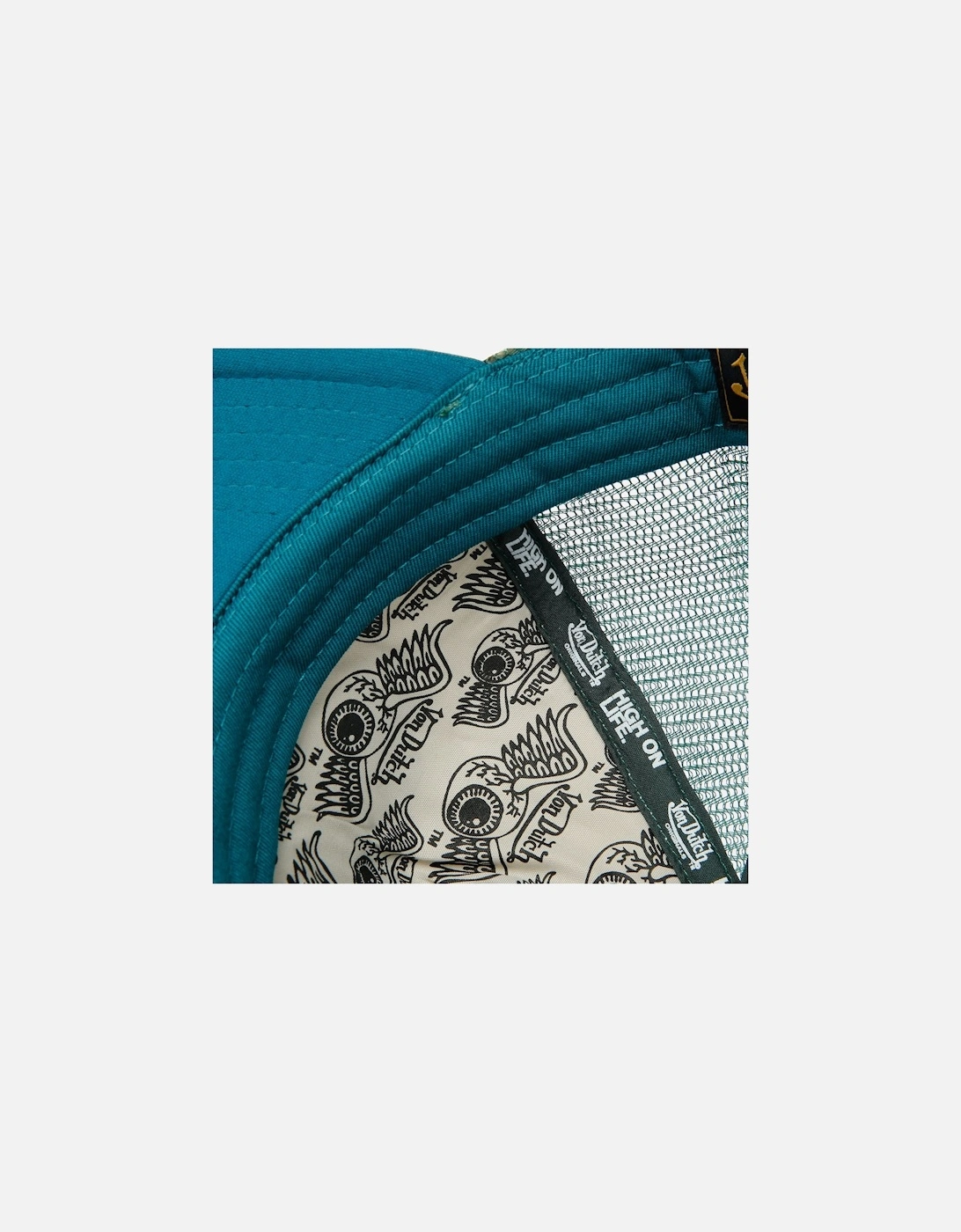 Trucker Tamper Cotton White/Green Cap