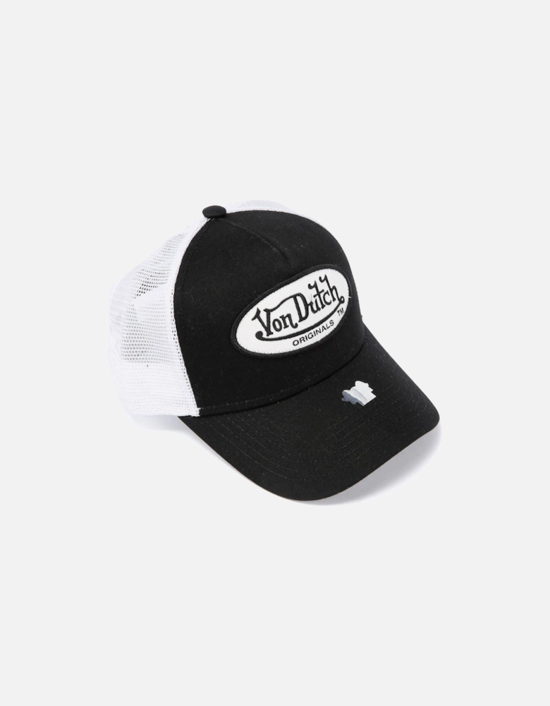 Trucker Boston Cotton Black/White Cap