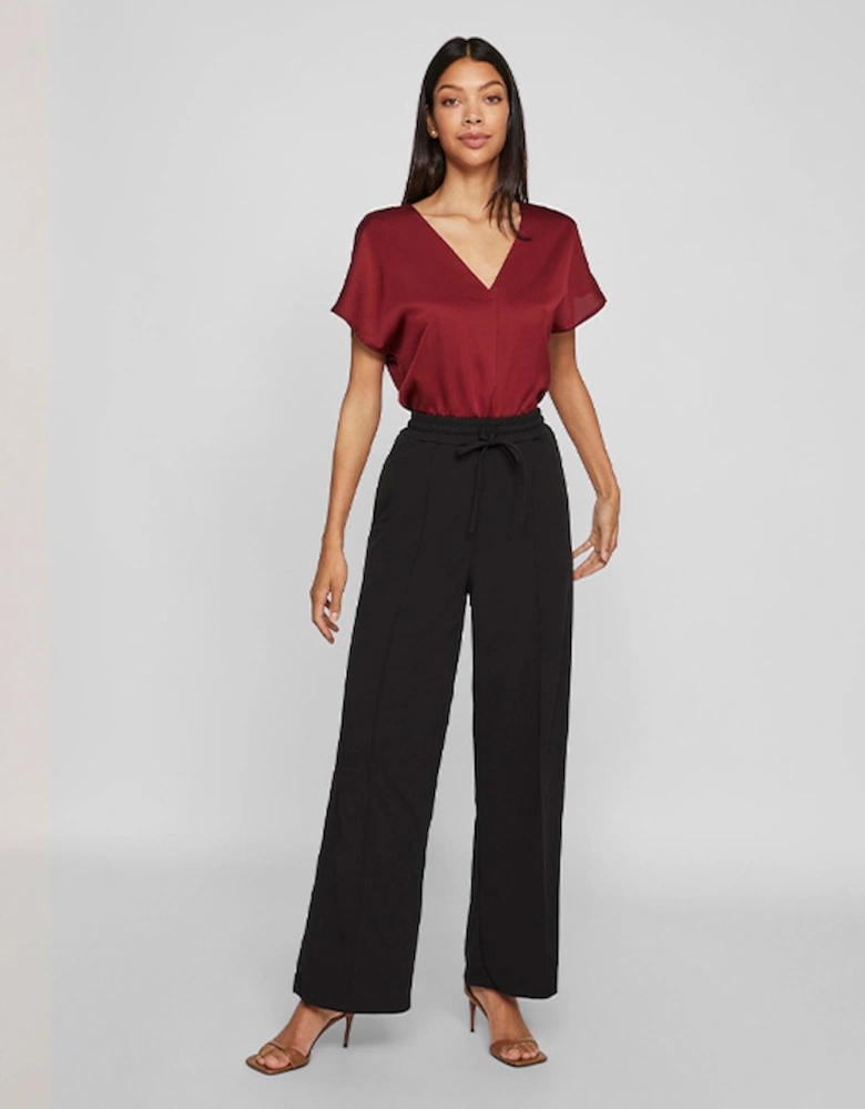 Women's Viclua Wide Trousers Black Beauty