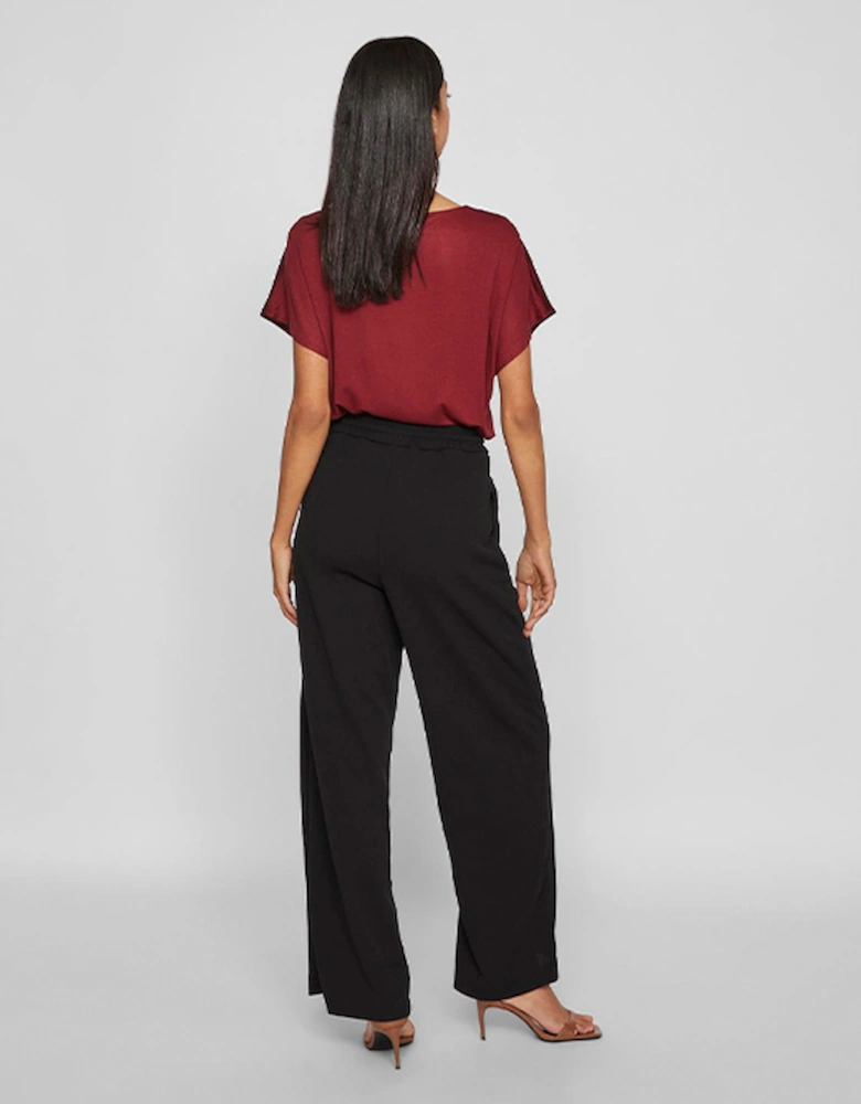 Women's Viclua Wide Trousers Black Beauty