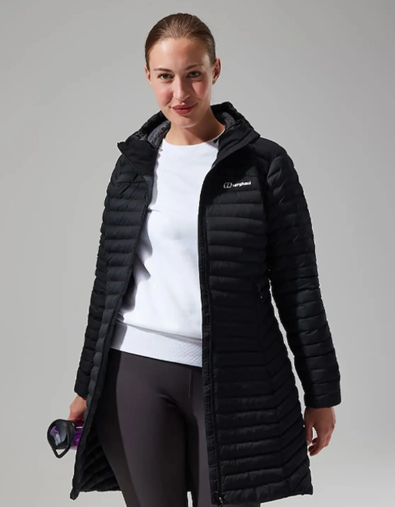 Women's Nula Micro Long Synthetic Insulated Jacket Jet Black