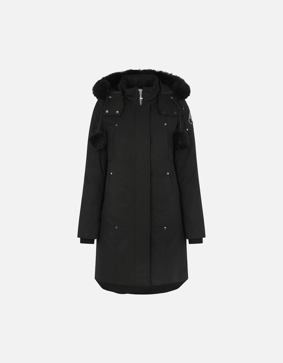 Womens Stirling Parka Black, 6 of 5