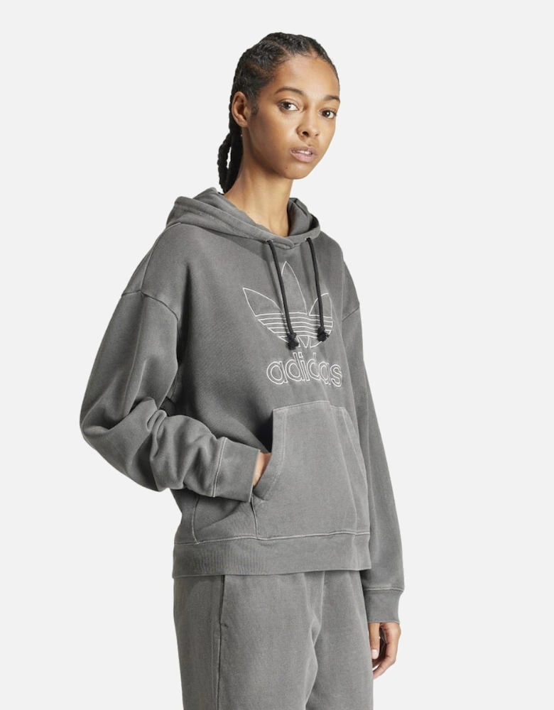Loose Pullover Hoodie - Oversized Over-the-Head Hoodie