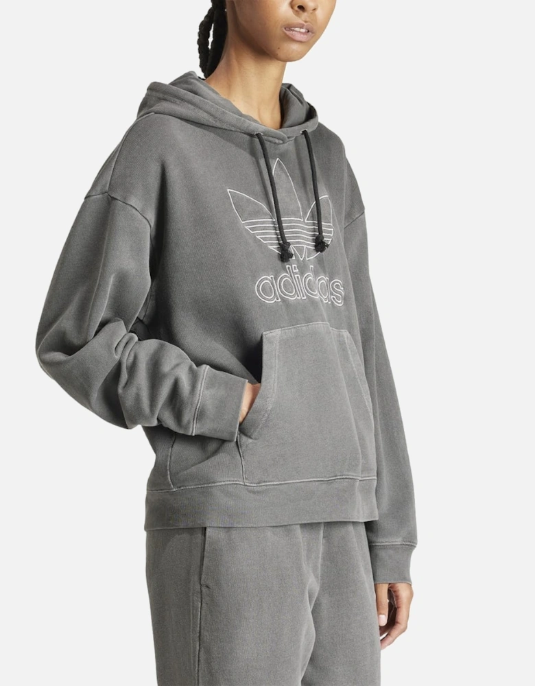 Loose Pullover Hoodie - Oversized Over-the-Head Hoodie