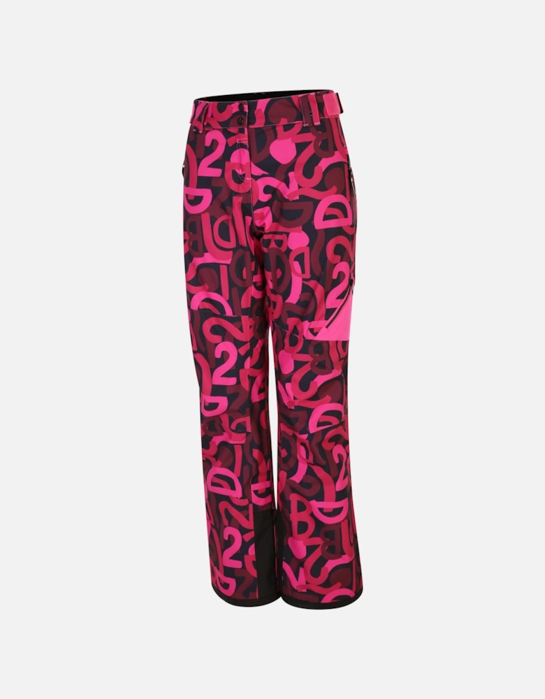 Womens/Ladies Ice Graffiti Ski Trousers