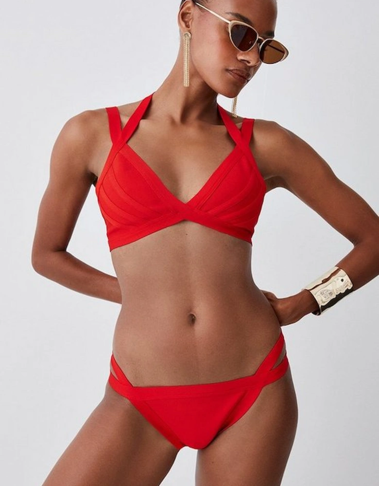 Bandage Double Strap Bikini Bottoms