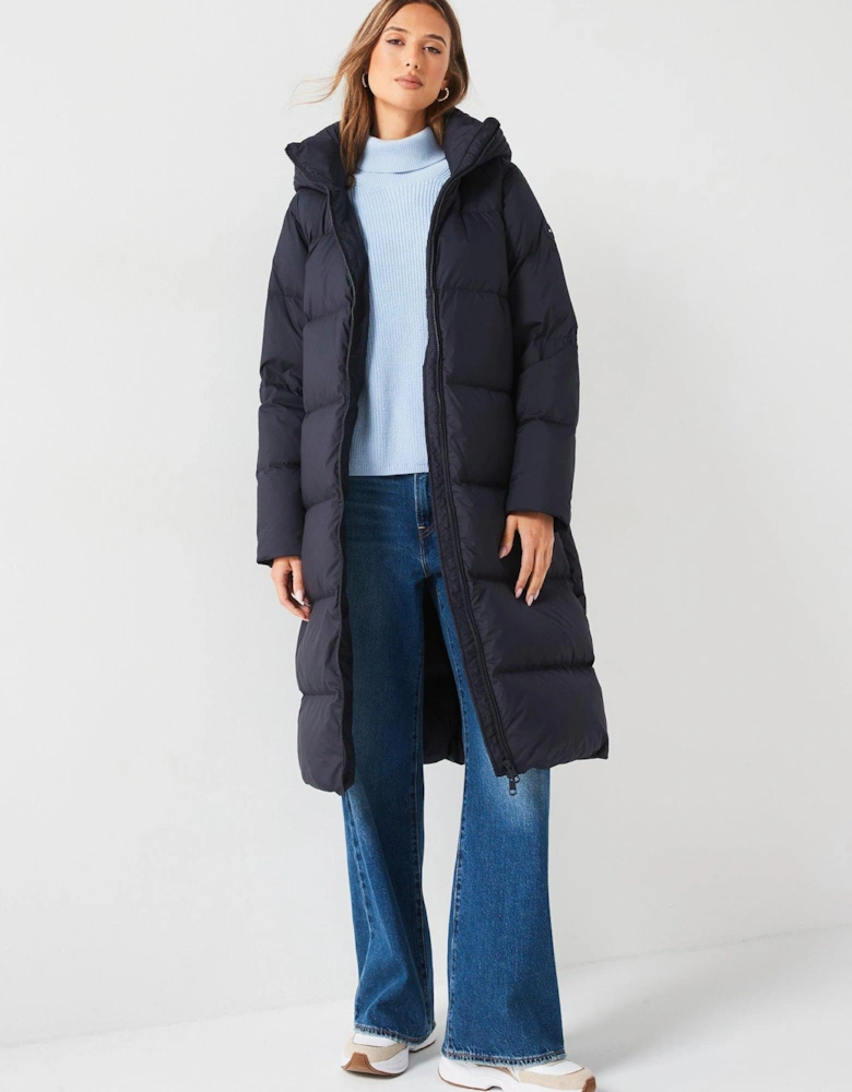 Maxi Padded Coat - Navy