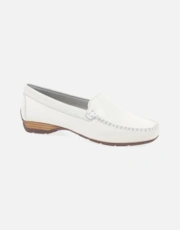 White Lea/ Wht Stitc