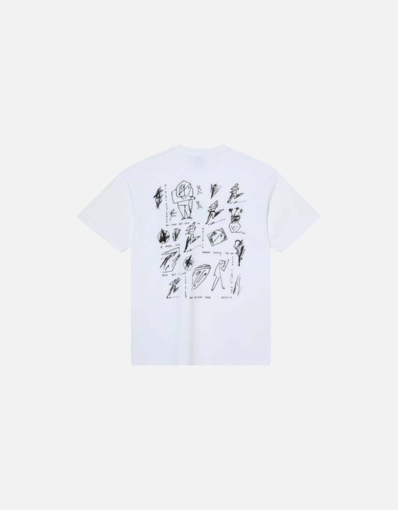 Sad At Times T-Shirt - White