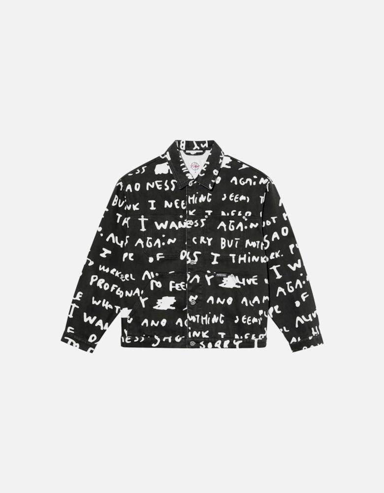 Patrik Sad Notes Jacket - Black