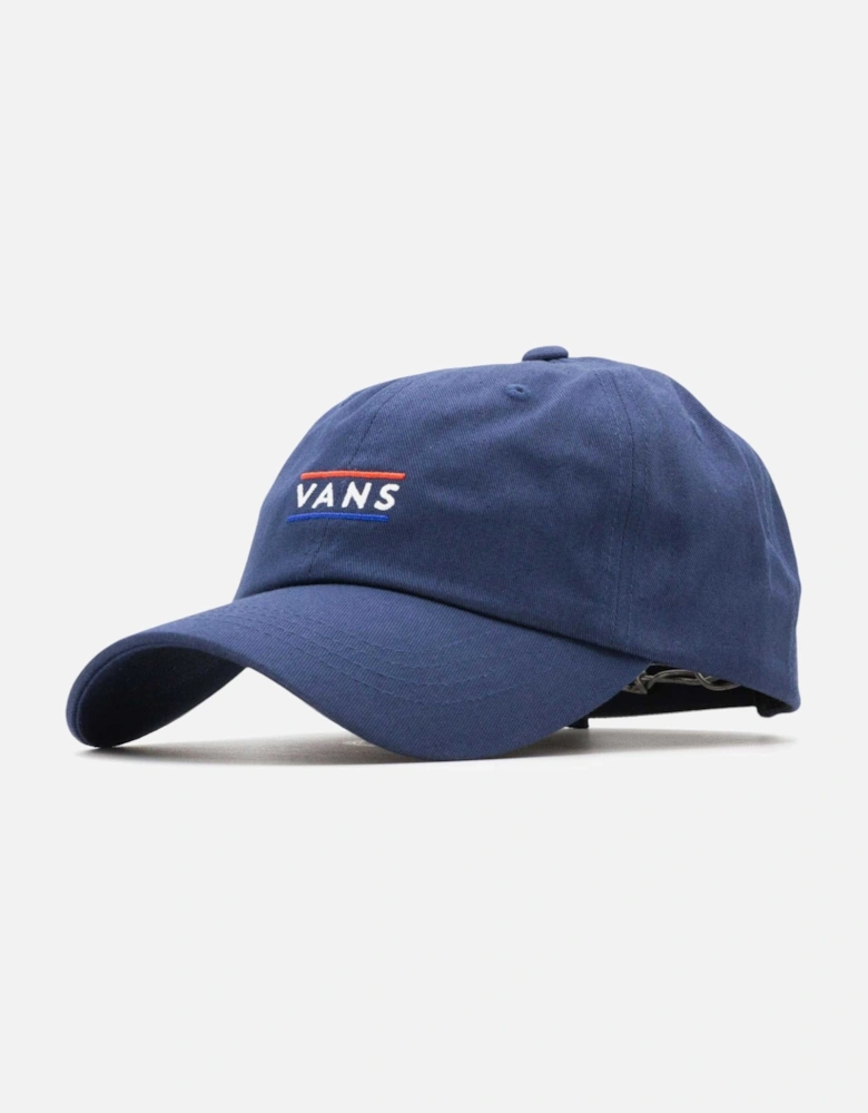 Half Box Curved Bill Jockey Cap - Dress Blues