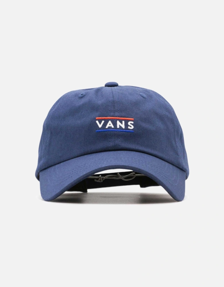 Half Box Curved Bill Jockey Cap - Dress Blues