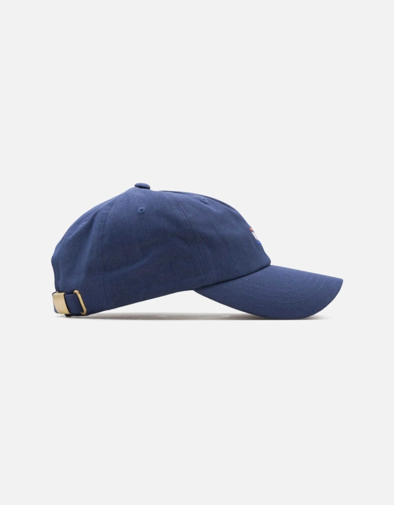 Half Box Curved Bill Jockey Cap - Dress Blues