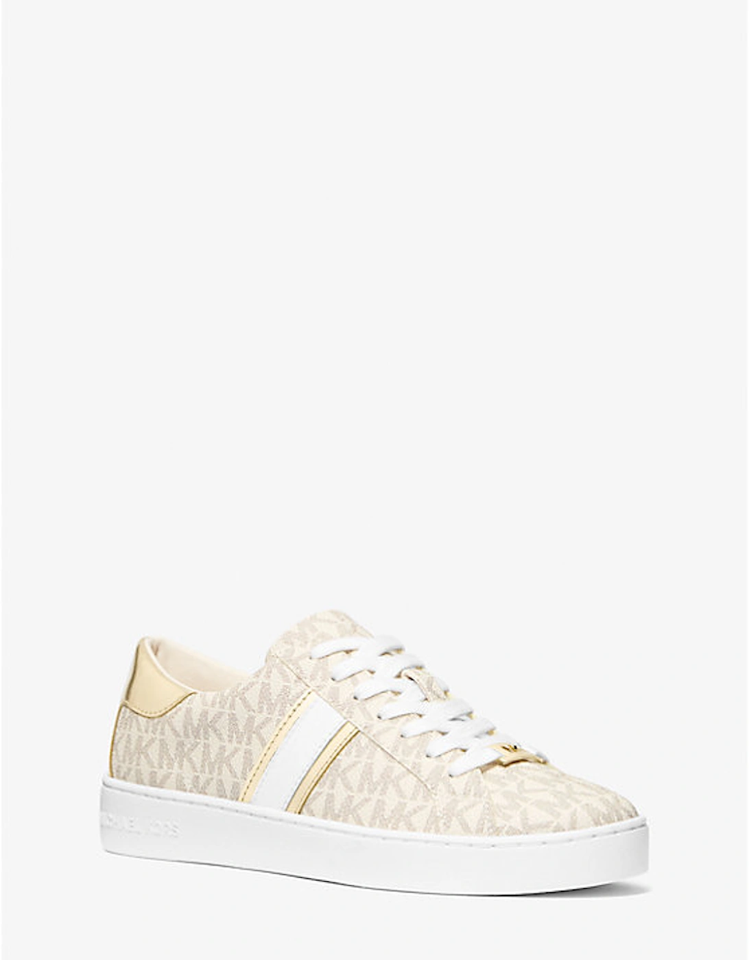 Keaton Metallic Striped Signature Logo Sneaker, 5 of 4
