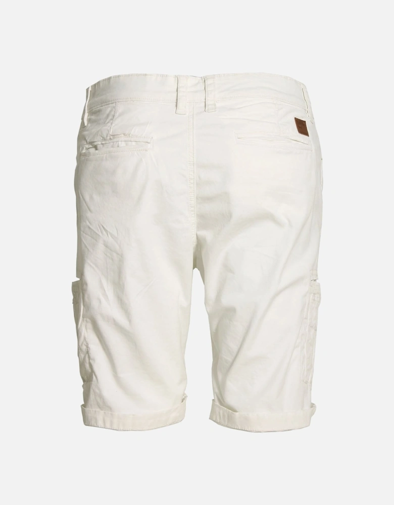 Deck Cargo Shorts White