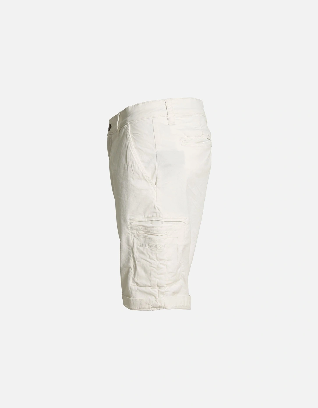 Deck Cargo Shorts White