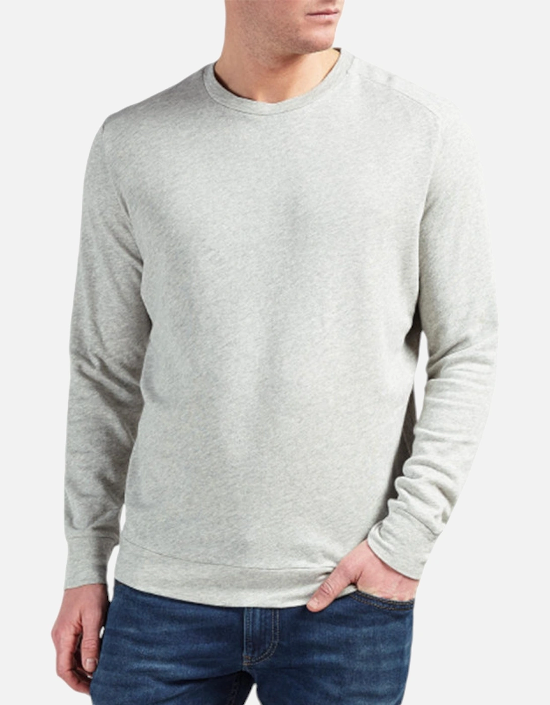 Diesel DIESEL S COMPTON Mens Sweatshirt Crew Neck Long Sleeve Casual Pullover Jumpers - Grey