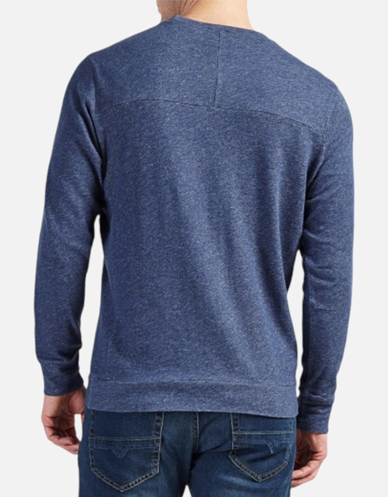 S COMPTON Mens Sweatshirt Crew Neck Long Sleeve Casual Pullover Jumper