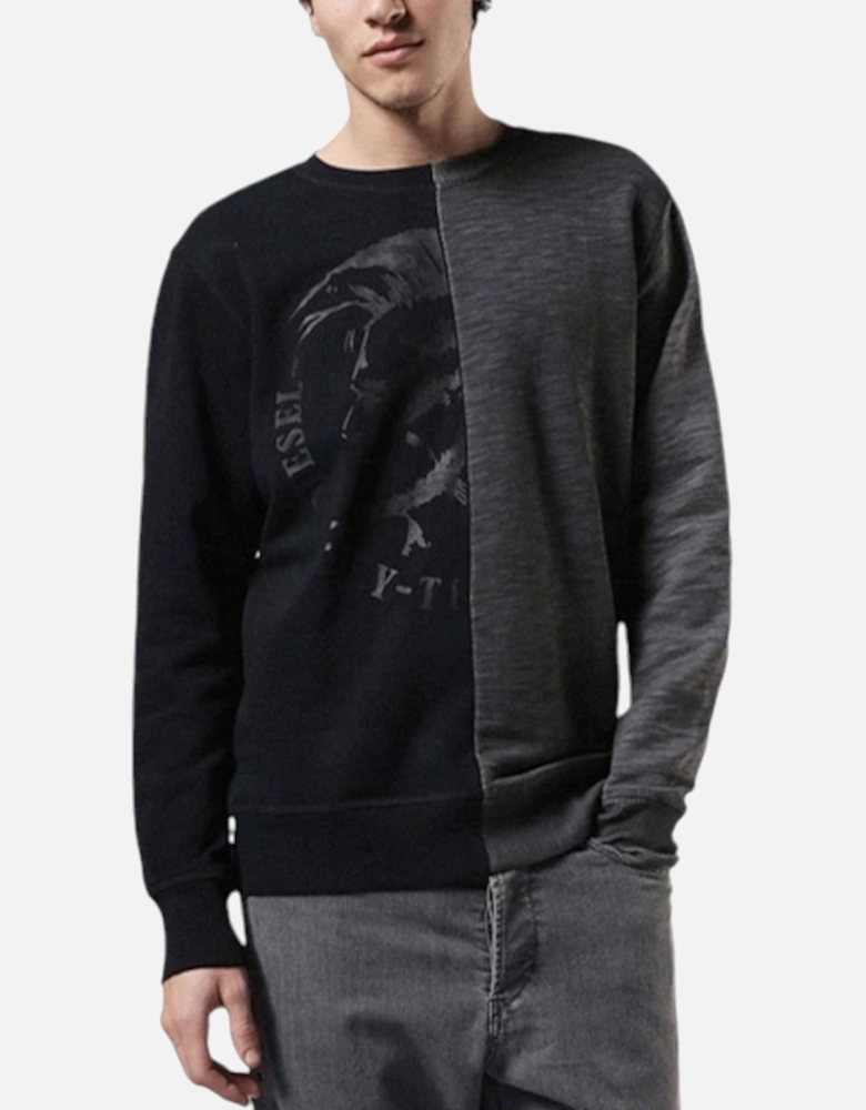 S JOE NC FELPA Mens Mohawk Head Sweatshirt Pullover Long Sleeve Jumper